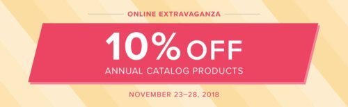 Stampin' Up! Online Extravaganza Black Friday Sale