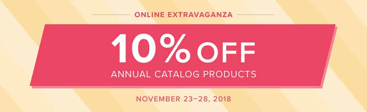 Stampin' Up! Black Friday Sale Online Extravaganza Black Friday Sale - Nearly the entire Annual Catalog is on sale!!!