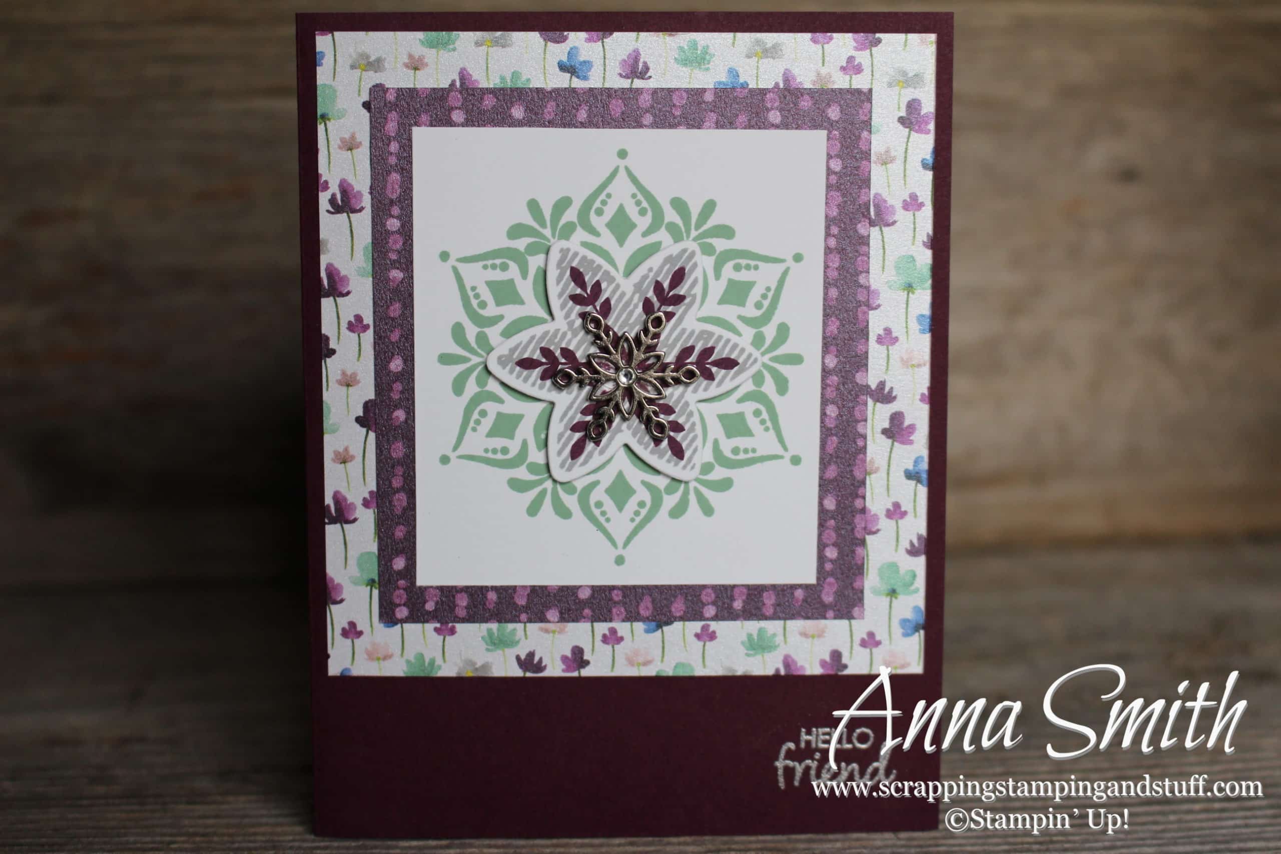 Snowflake Showcase – Sending Positive Thoughts Card
