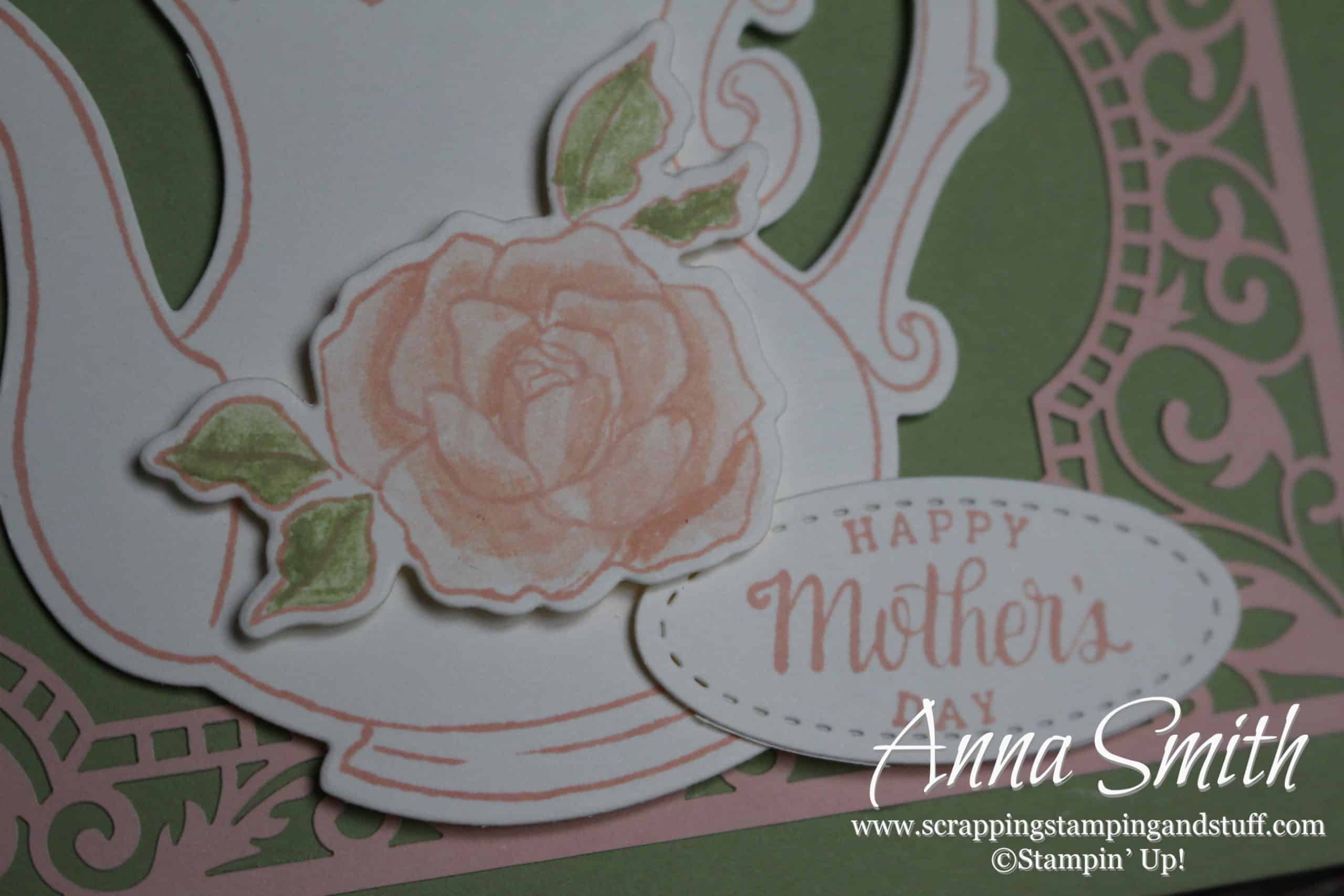 12 Days of Sneak Peeks – Stampin’ Up! Tea Together Mother’s Day Card