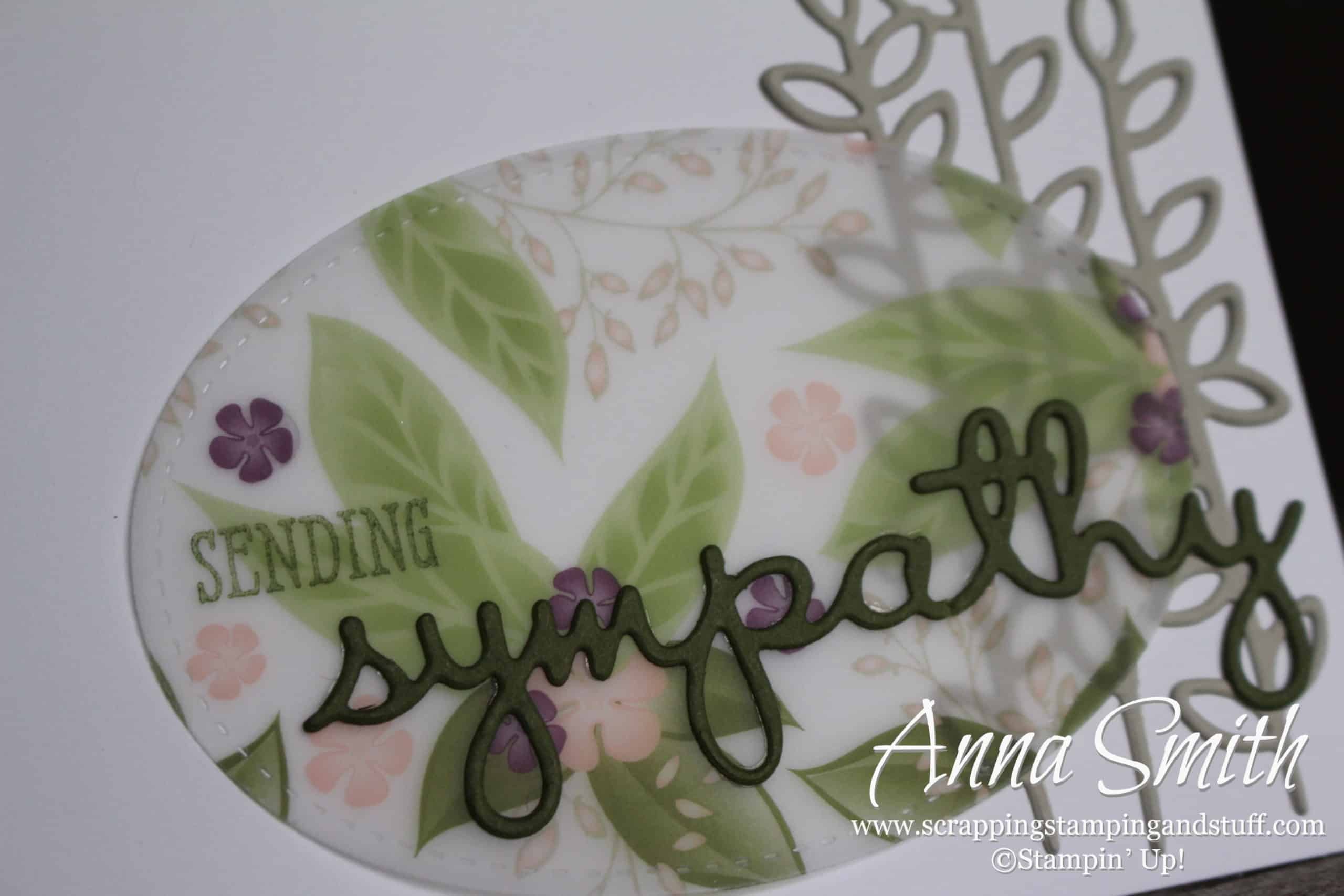 12 Days of Sneak Peeks – Stampin’ Up! Well Said Sympathy Card