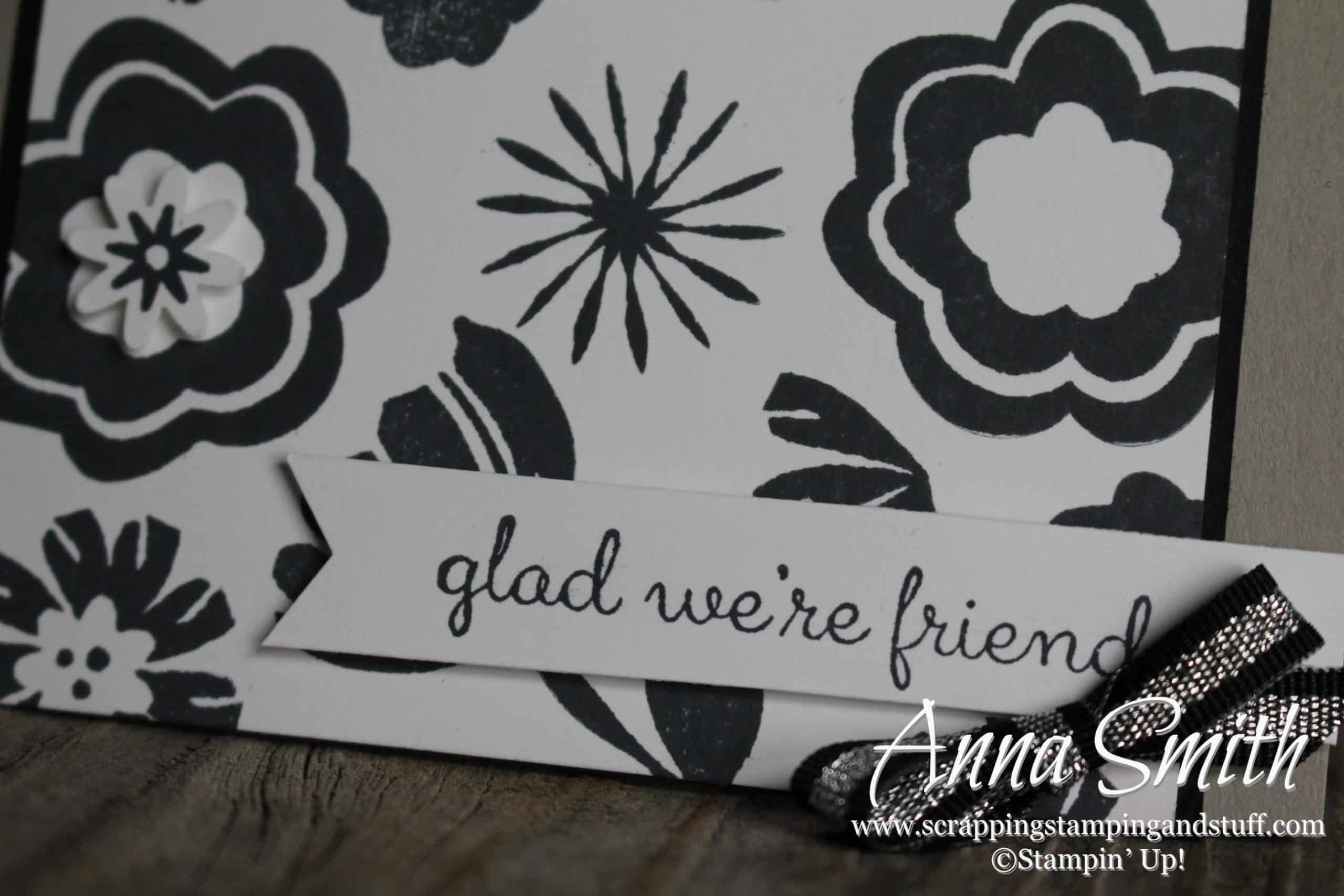 12 Days of Sneak Peeks – Bloom by Bloom Black and White Card Idea