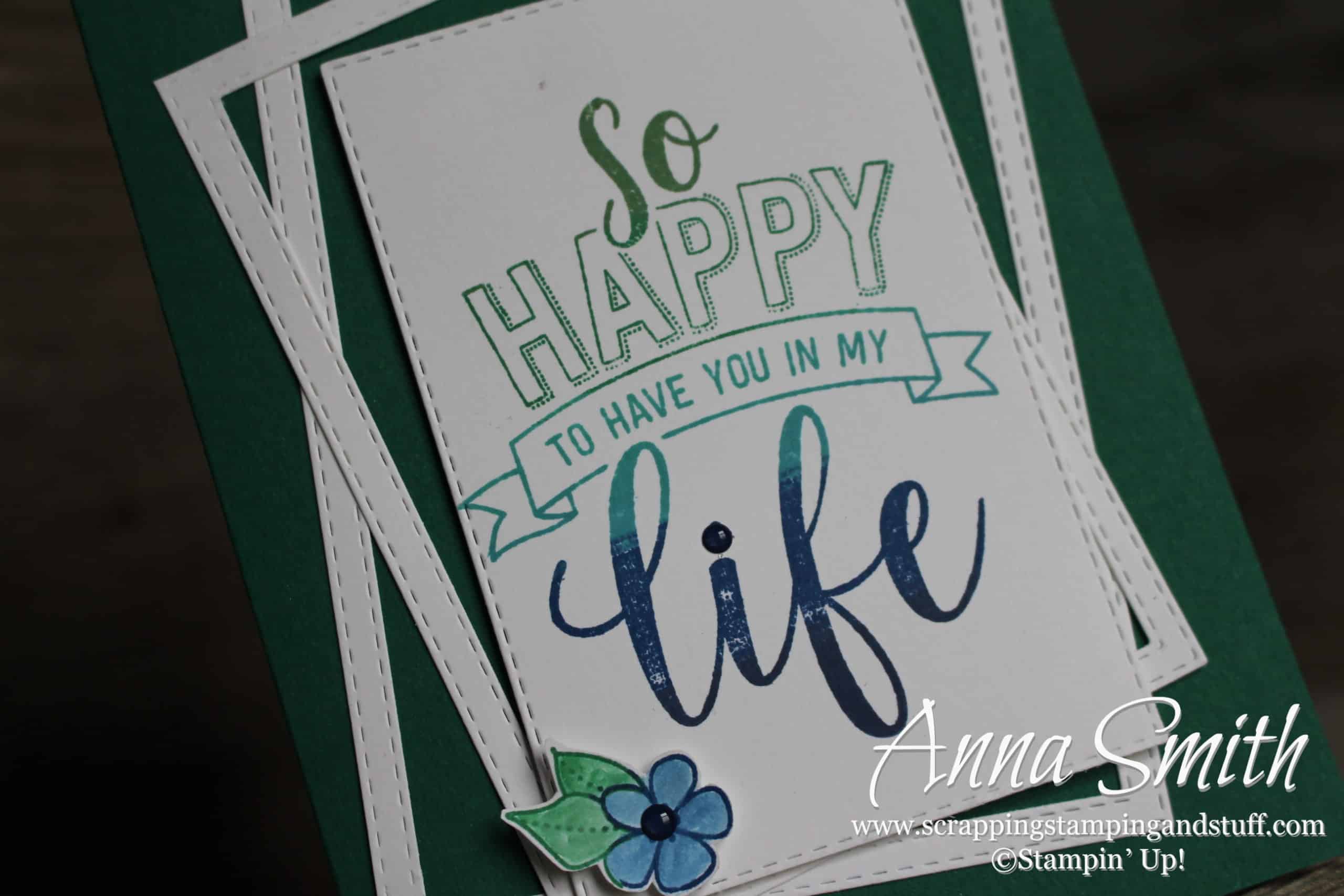 12 Days of Sneak Peeks – Stampin’ Up! Amazing Life Card