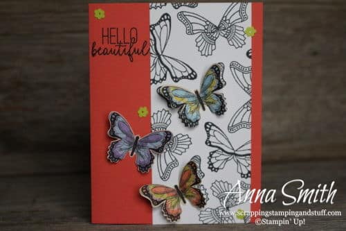 Occasions Catalog Sneak Peeks! Stampin' Up! Butterfly Gala card idea