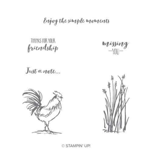 Stampin' Up! Home to Roost Stamp Set