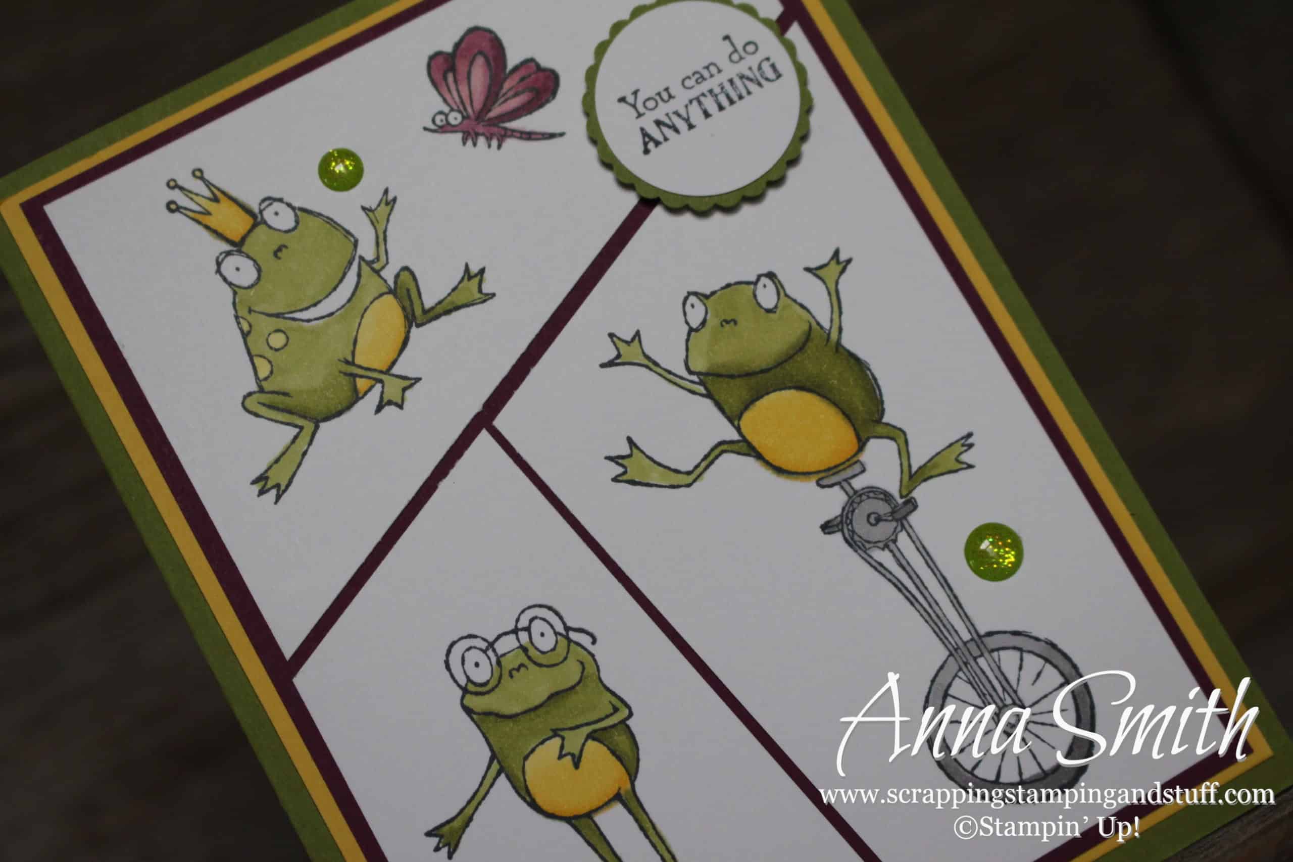 Frog Fun with Stampin’ Up! So Hoppy Together
