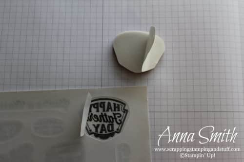 Your rubber stamps will never fall off your clear blocks again! Photo instructions for how to use Stampin' Up! Cling Stamps.