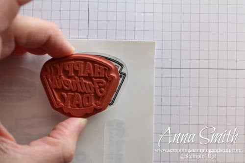 Your rubber stamps will never fall off your clear blocks again! Photo instructions for how to use Stampin' Up! Cling Stamps.