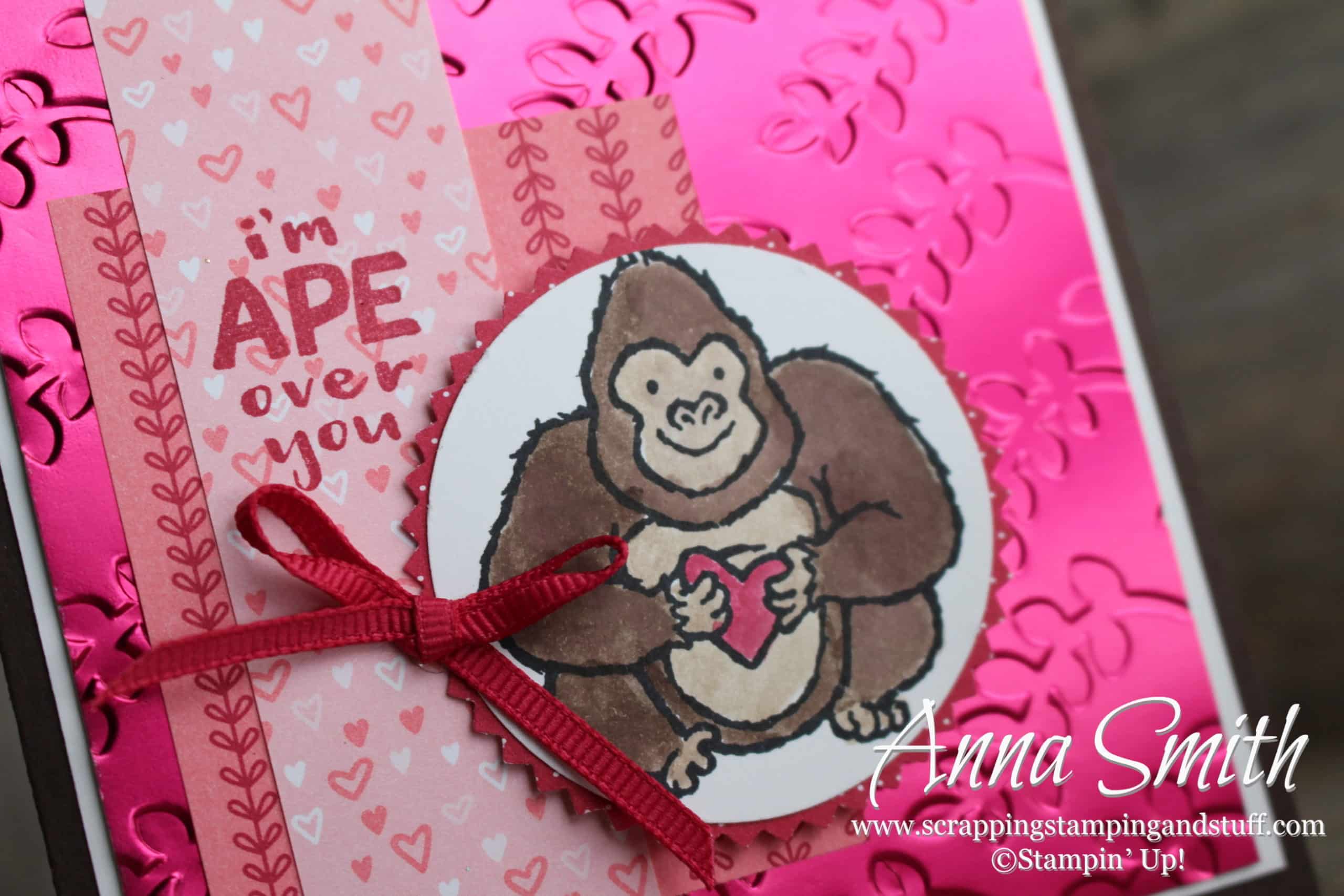 Stampin’ Up! Hey Love Valentine’s Card Idea