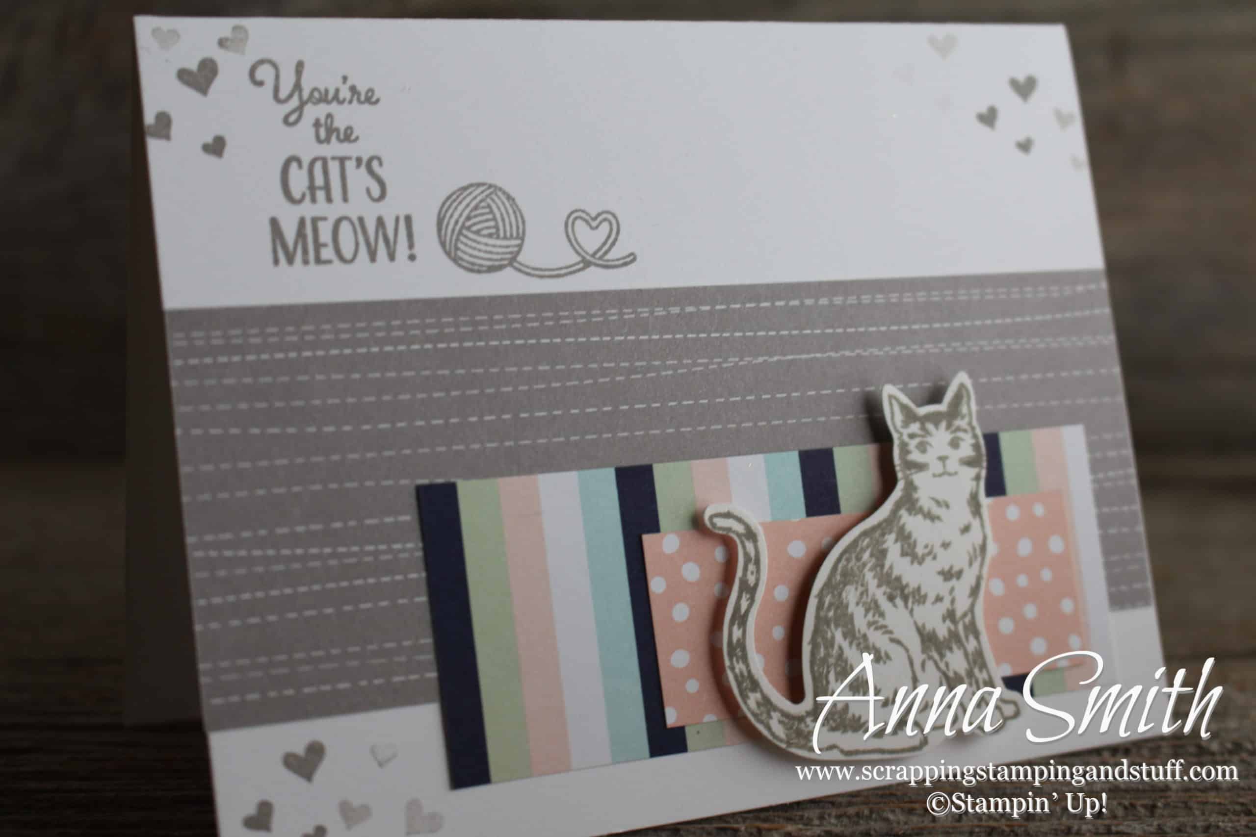 A Cat Card Right Meow…Stampin’ Up! Nine Lives