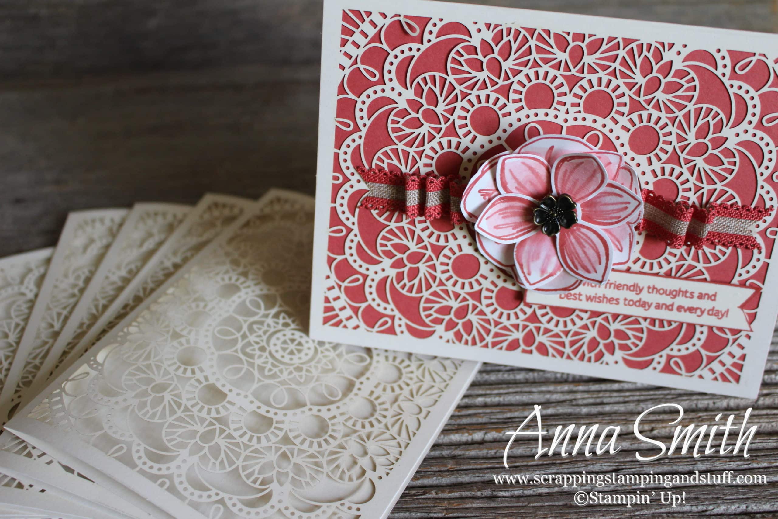 Floral Essence Lace Card