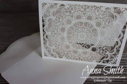 Handmade Card and Matching Tin Gift Set Made Using Stampin' Up! Bird Ballad Designer Paper and Decorative Tin