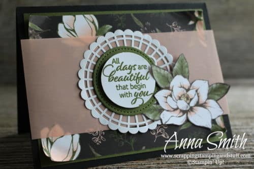 Stampin' Up! Magnolia Lane Card Featuring the Floral Essence Stamp Set