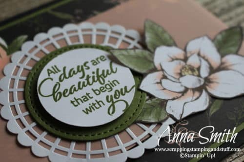 Stampin' Up! Magnolia Lane Card Featuring the Floral Essence Stamp Set