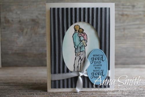 Stampin' Up! A Good Man Stamp Set Father's Day Card Idea