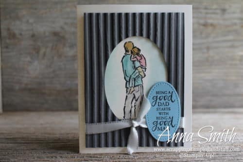 Stampin' Up! A Good Man Stamp Set Father's Day Card Idea