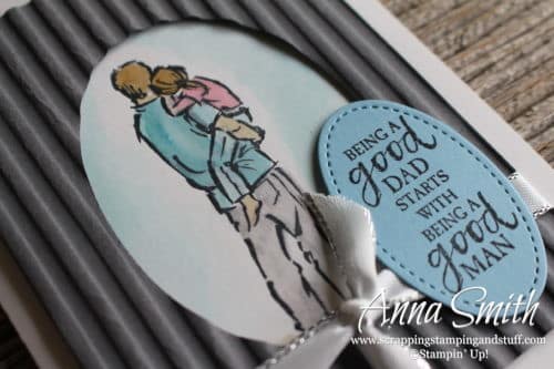 Stampin' Up! A Good Man Stamp Set Father's Day Card Idea
