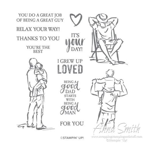 Stampin' Up! A Good Man Stamp Set