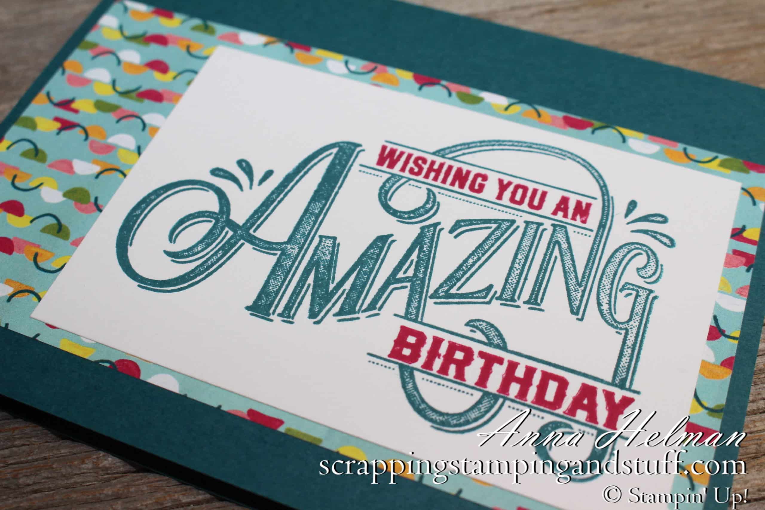 Birthday Wishes With Stampin Up Everything Amazing