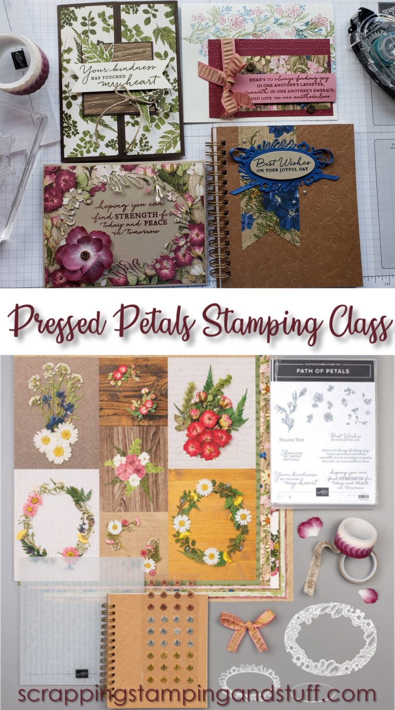 Stampin Up Pressed Petals Card Class In the Mail