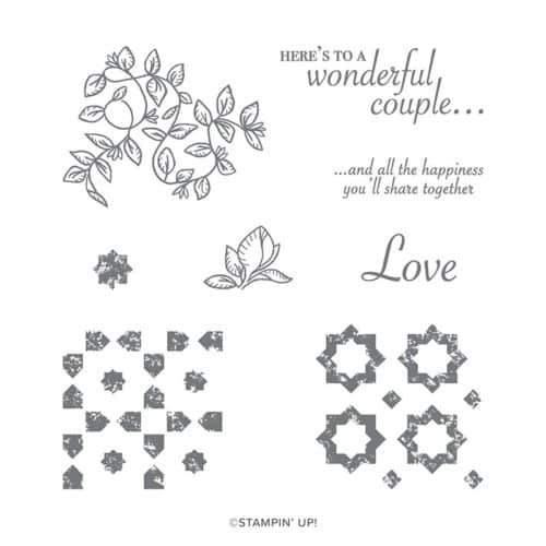Stampin' Up! Verdant Garden Stamp Set for Stamping Quilts