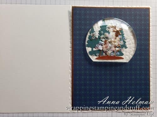 2019 Holiday Catalog Sneak Peeks Beautiful Stampin Up Snow Globe Christmas Card Idea with Photo Tutorial