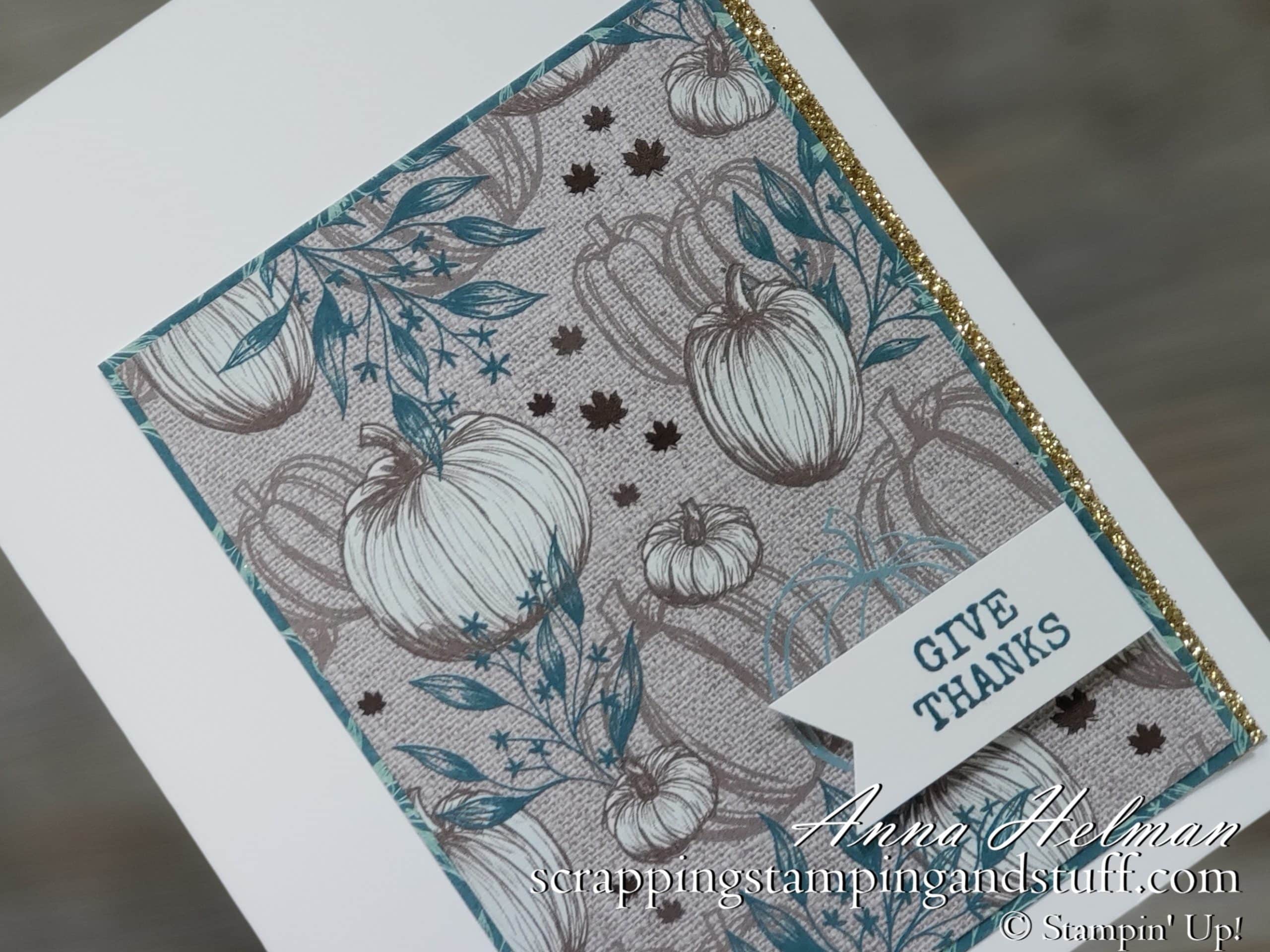 A #simplestamping Give Thanks Card Idea