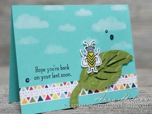 Stampin Up Giveaway Week Starts Tomorrow and a Wiggly Bugs Card