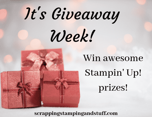 Giveaway Week Begins with Stampin Up Soft Spring Stamp Set