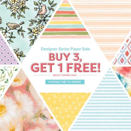 Stampin Up Designer Paper Sale