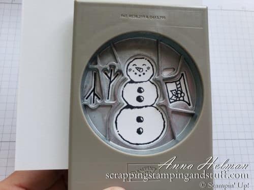 Quick tip for how to use the Stampin Up Snowman Builder Punch! Makes it SO quick and easy! Coordinates with Snowman Season stamp set