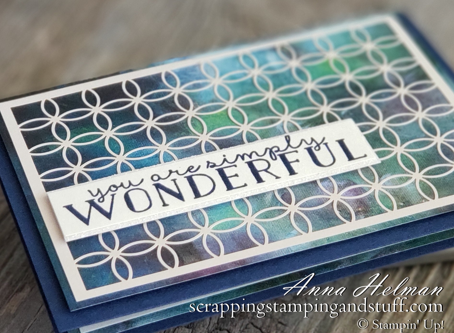 International Top 10 Blog Hop – A You Are Wonderful Card Idea