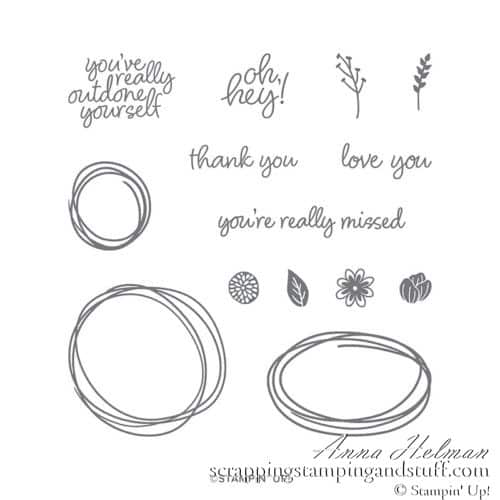 Stampin Up Sweetly Swirled Stamp Set