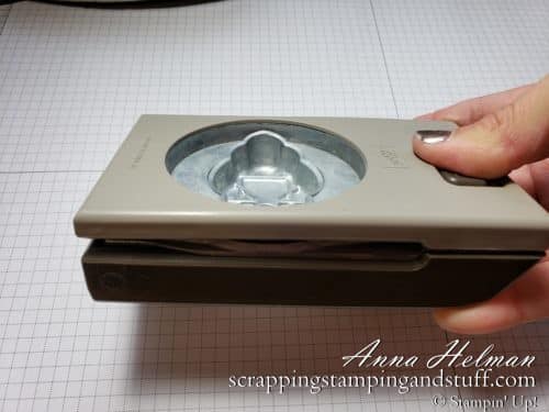 Cardmaking 101 Lesson 7: Using punches for cardmaking and scrapbooking #simplestamping Simple thank you card idea