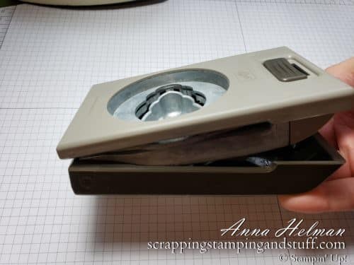 Cardmaking 101 Lesson 7: Using punches for cardmaking and scrapbooking #simplestamping Simple thank you card idea