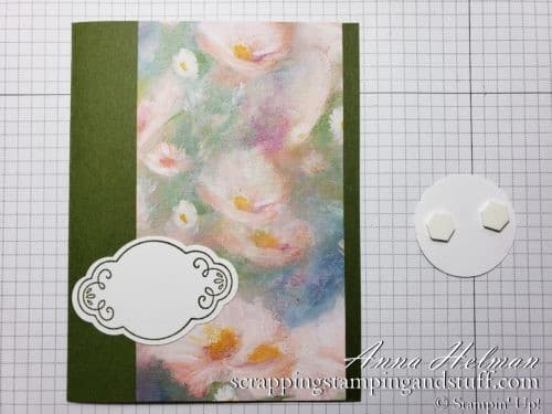 Cardmaking 101 Lesson 7: Using punches for cardmaking and scrapbooking #simplestamping Simple thank you card idea