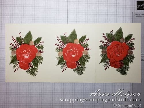 Stampin Up Christmastime Is Here special product release for a limited time only! Beautiful roses and greenery for lovely winter and Christmas cards.