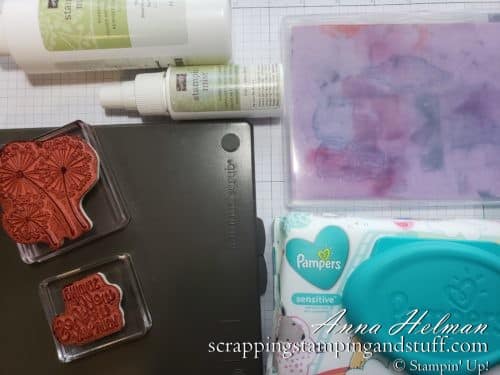 In Cardmaking 101 Lesson 8, you will learn 3 ways to clean your stamps, along with pros and cons of each. Get the answer to 'how do I clean my stamps?'