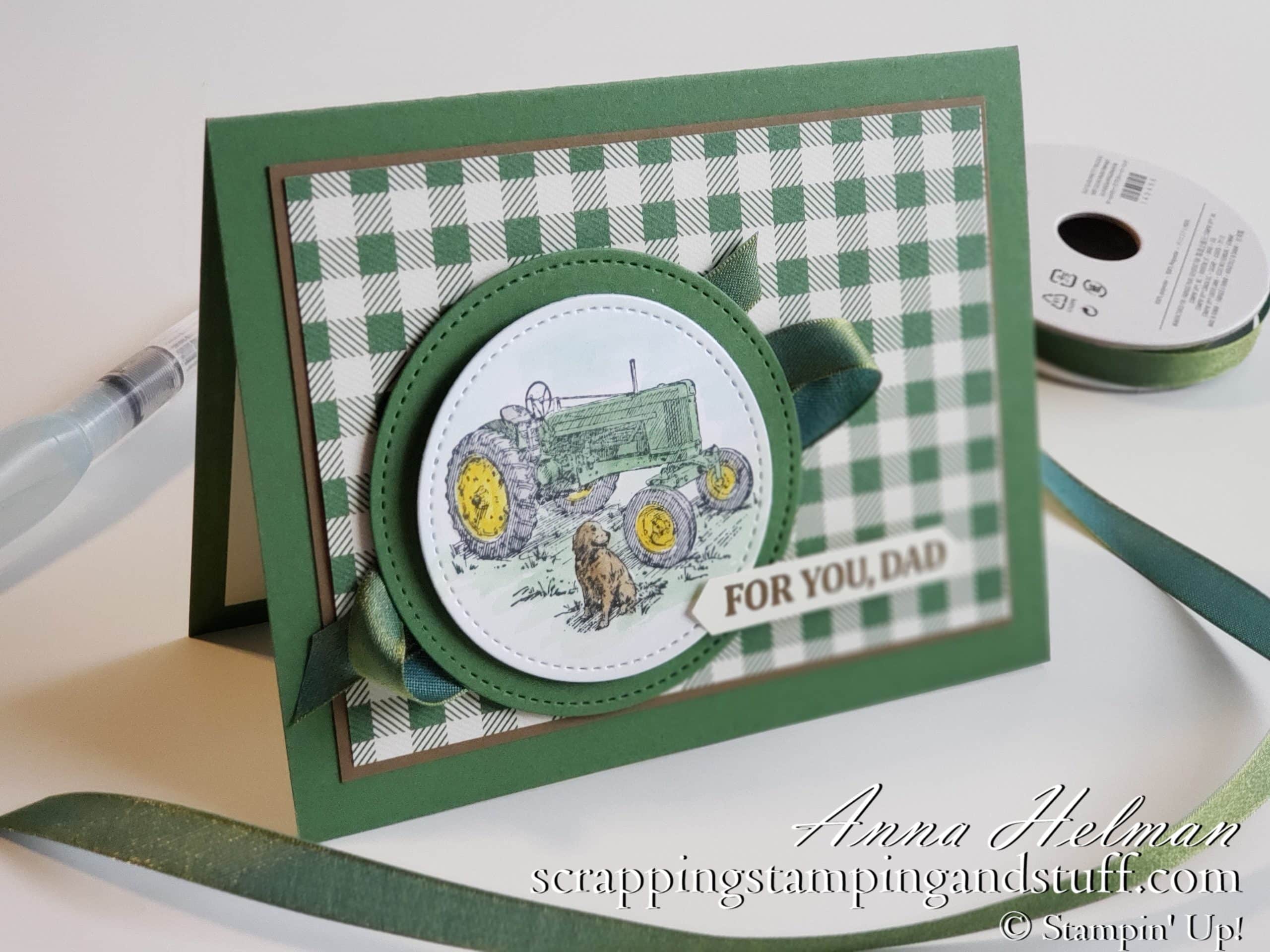 It’s a Handmade Tractor Card!