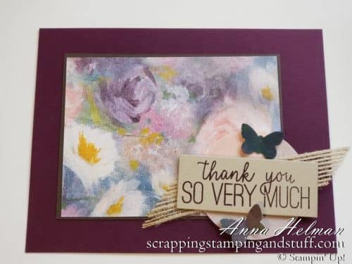 My card swaps for OnStage! A group of handmade butterfly cards using a butterfly punch and Stampin Up Butterfly Gala stamp set