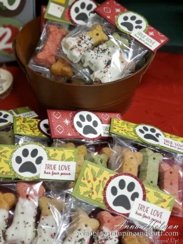 Cute Dipped DIY Dog Treats Stampin' Up! 