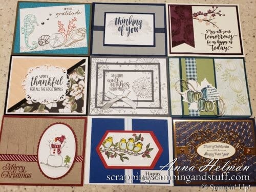 Stampin Up OnStage Card Swaps, Handmade Card Ideas