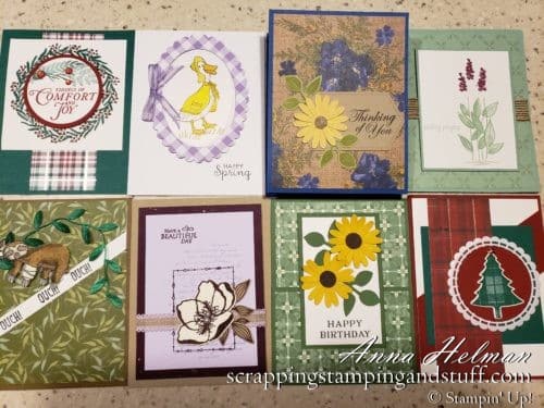 Stampin Up OnStage Card Swaps, Handmade Card Ideas