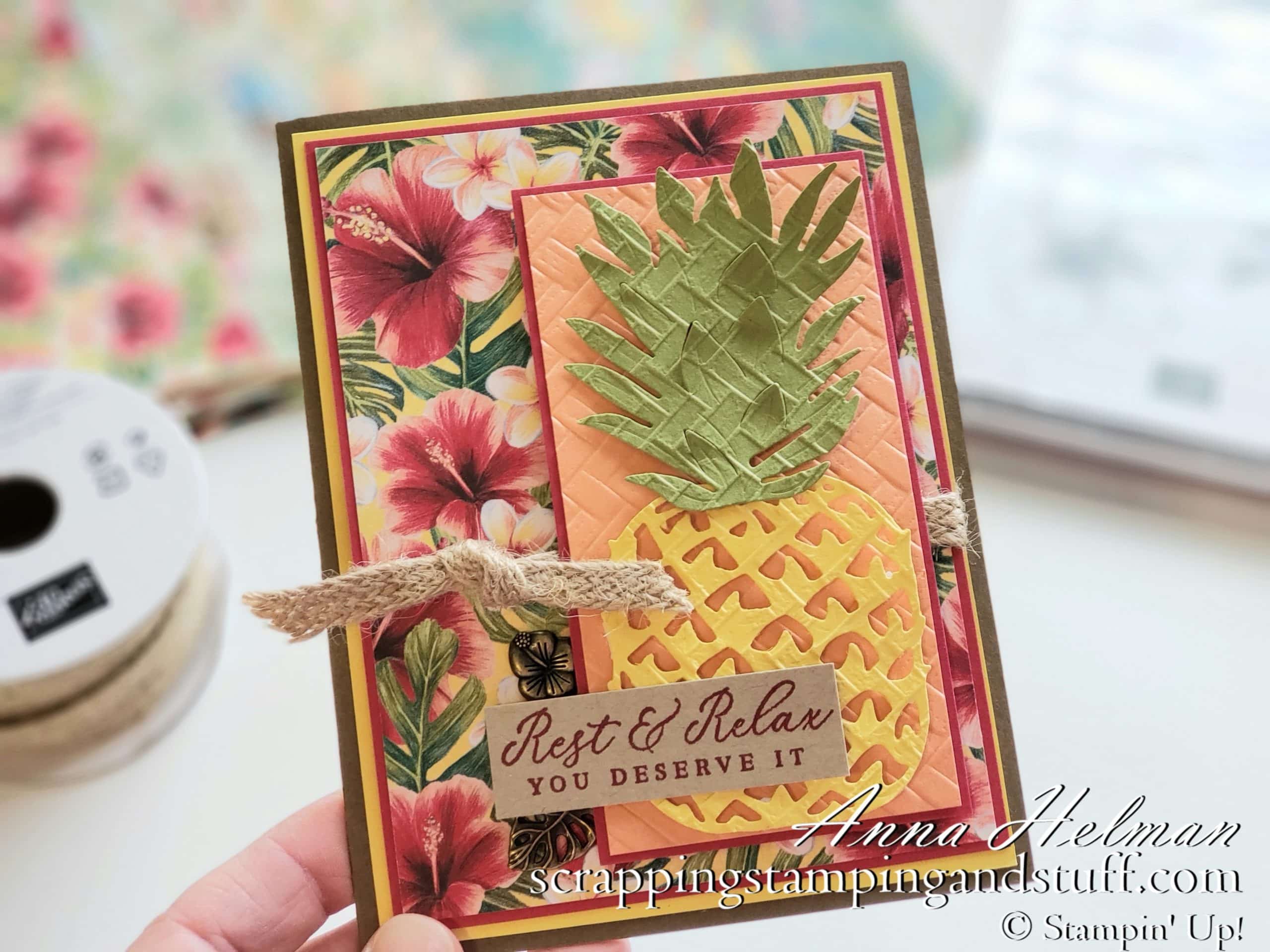 Stampin Up Tropical Oasis Sneak Peek!