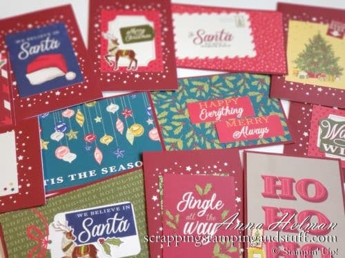 Christmas Cards in a Jiffy with Memories and More Card Kits
