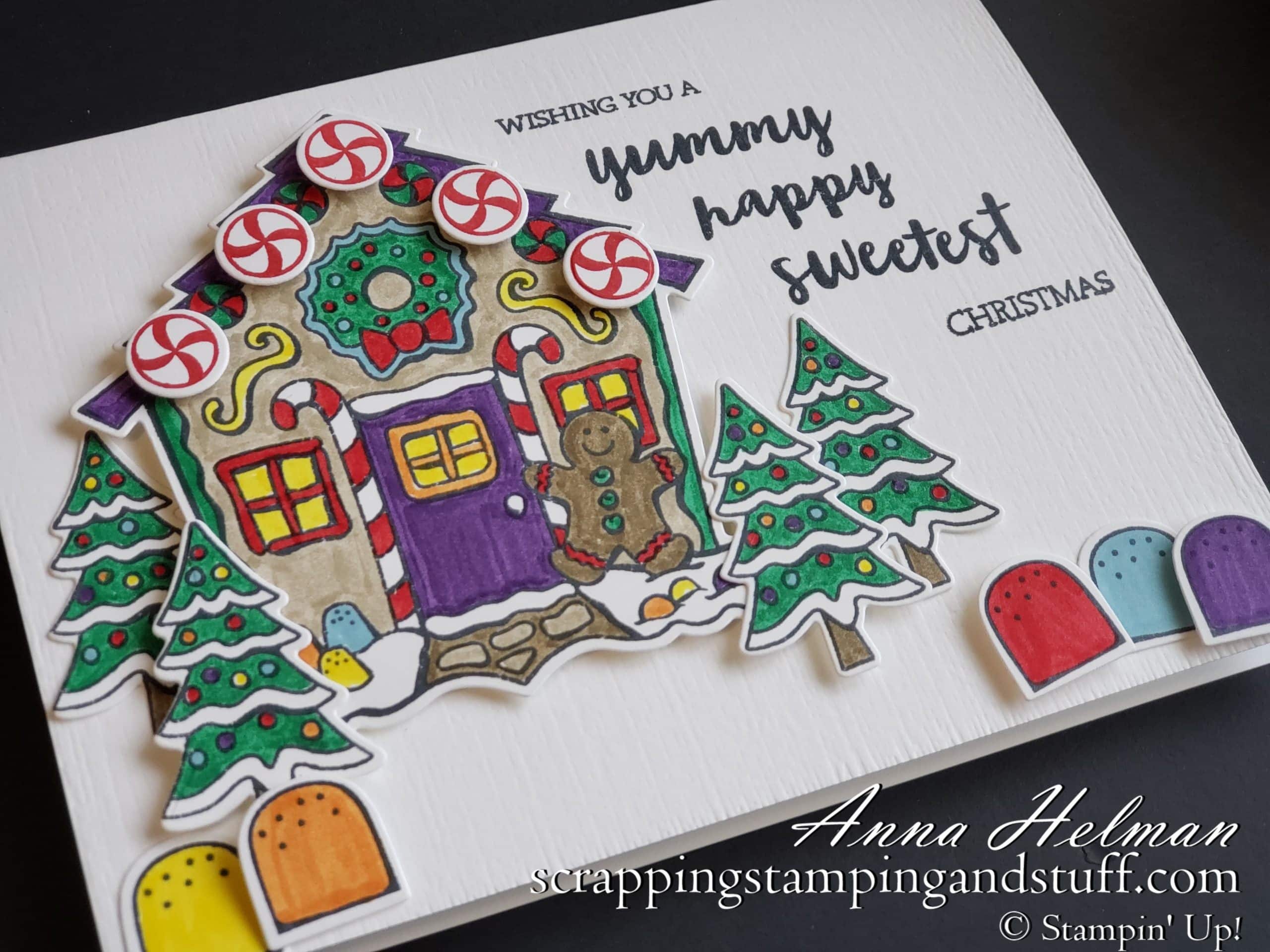 Yum! Gingerbread House Christmas Card