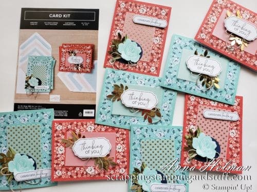 Stampin Up Saleabration 2020 Reward Item Kerchief Card Kit Free with $50 Order