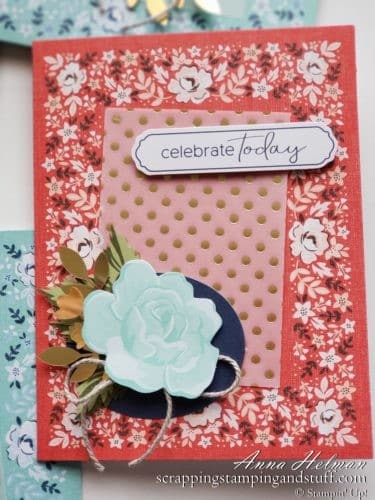 Stampin Up Saleabration 2020 Reward Item Kerchief Card Kit Free with $50 Order
