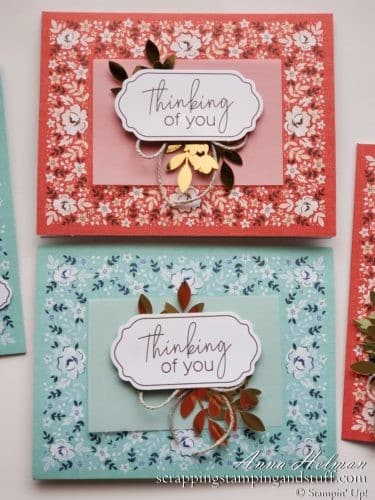 Stampin Up Saleabration 2020 Reward Item Kerchief Card Kit Free with $50 Order