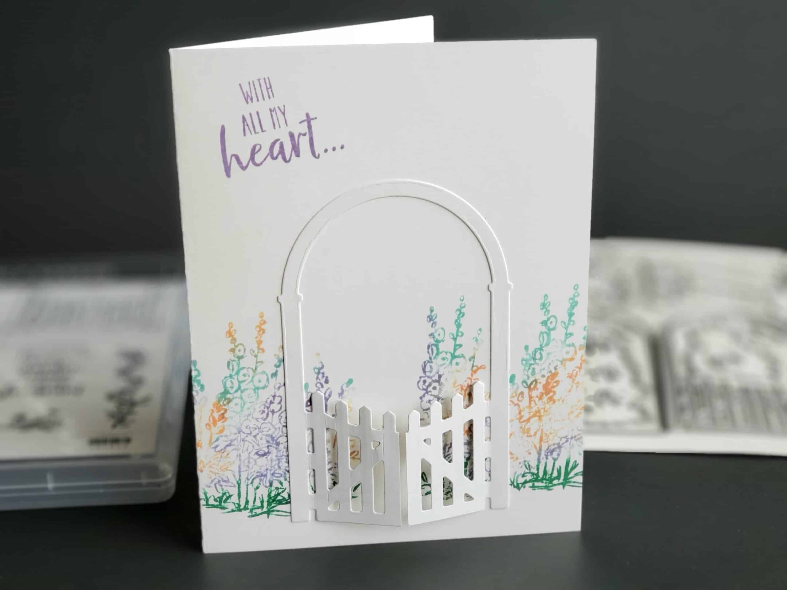 Shh…It’s a Secret Garden Card Idea!